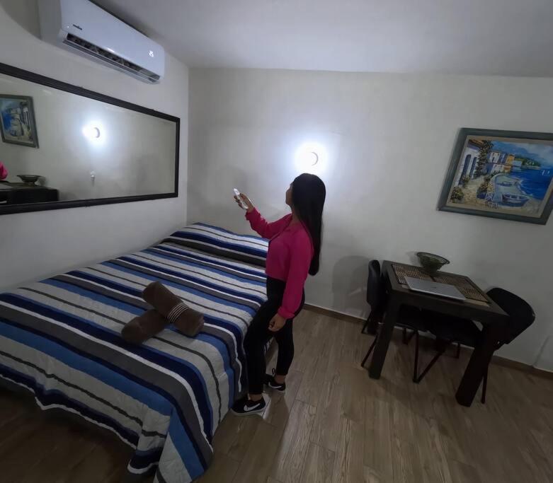 シウダー・バージェスDepartamento Privado7, 2 Camas Matri, Parking, Cocina Equipada, Wifi 65 Mb, 2 Climas,Centrico,Tv Smartアパートメント エクステリア 写真